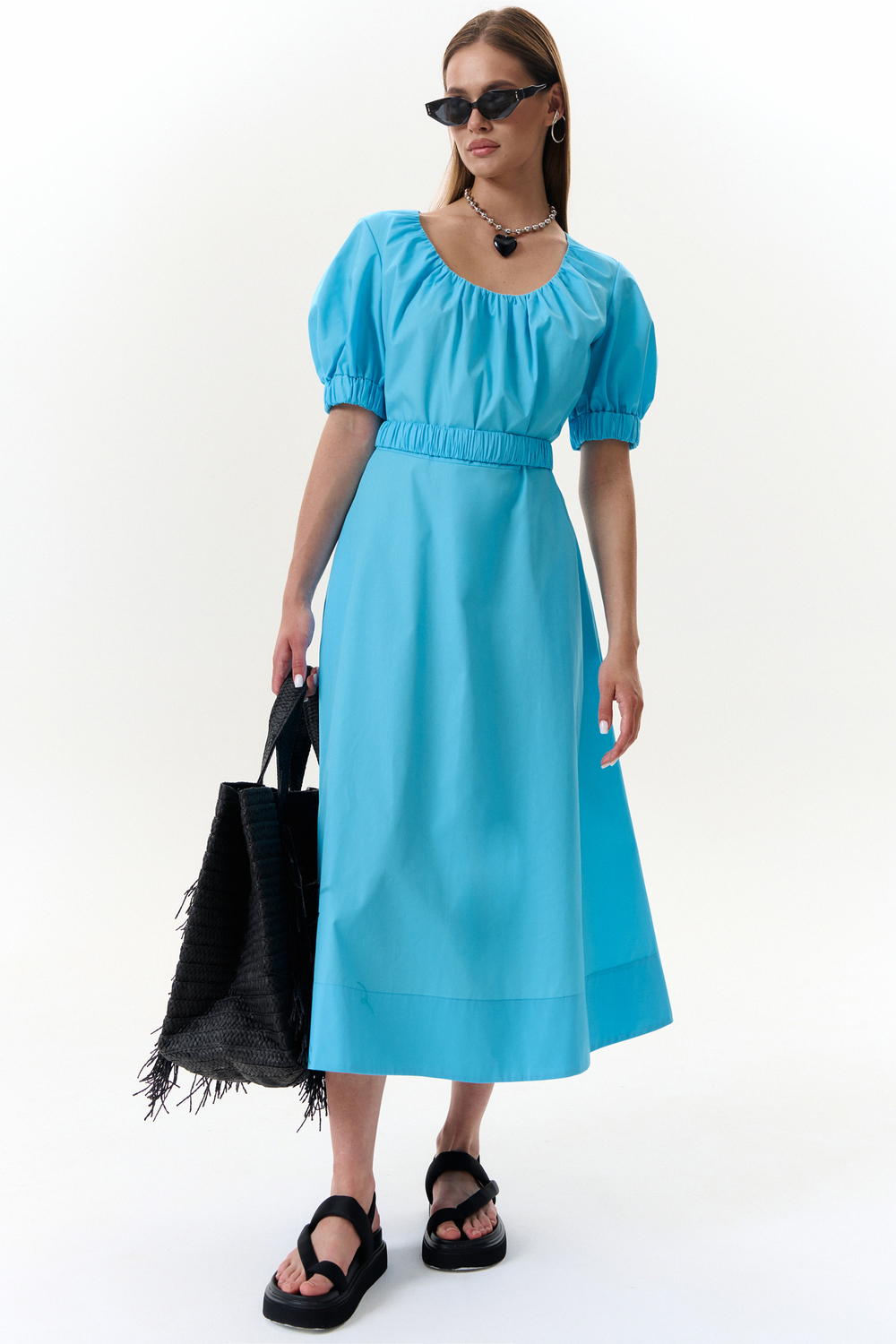 Платье "Валенсия" 1089 голубой