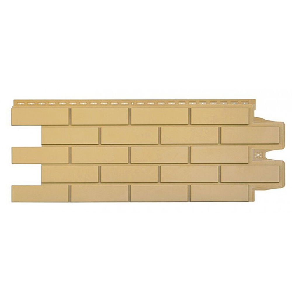 Фасадные панели (Цокольный Сайдинг) Grand Line Кирпич Клинкерный CLASSIC Песочный