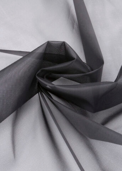 Сетка корсетная черная жесткая неэластичная отрезами (Турция)