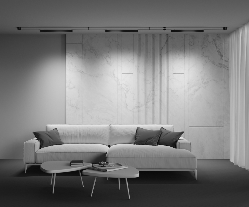 Трековый светодиодный светильник Maytoni Points TR128B-24W4K-M-B