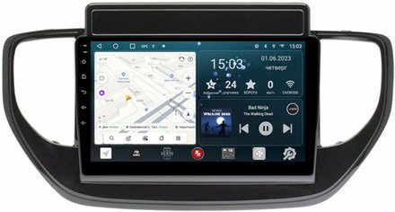 Магнитола для Hyundai Solaris 2 2020-2022 (штатная навигация) - Redpower 267 Android 10, ТОП процессор, 6Гб+128Гб, CarPlay, SIM-слот