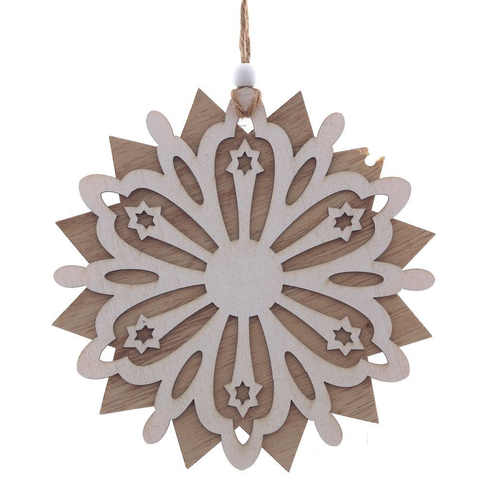 GAEM Украшение новогоднее "Снежинка", L15 W0,5 H15,5 см, 3в.