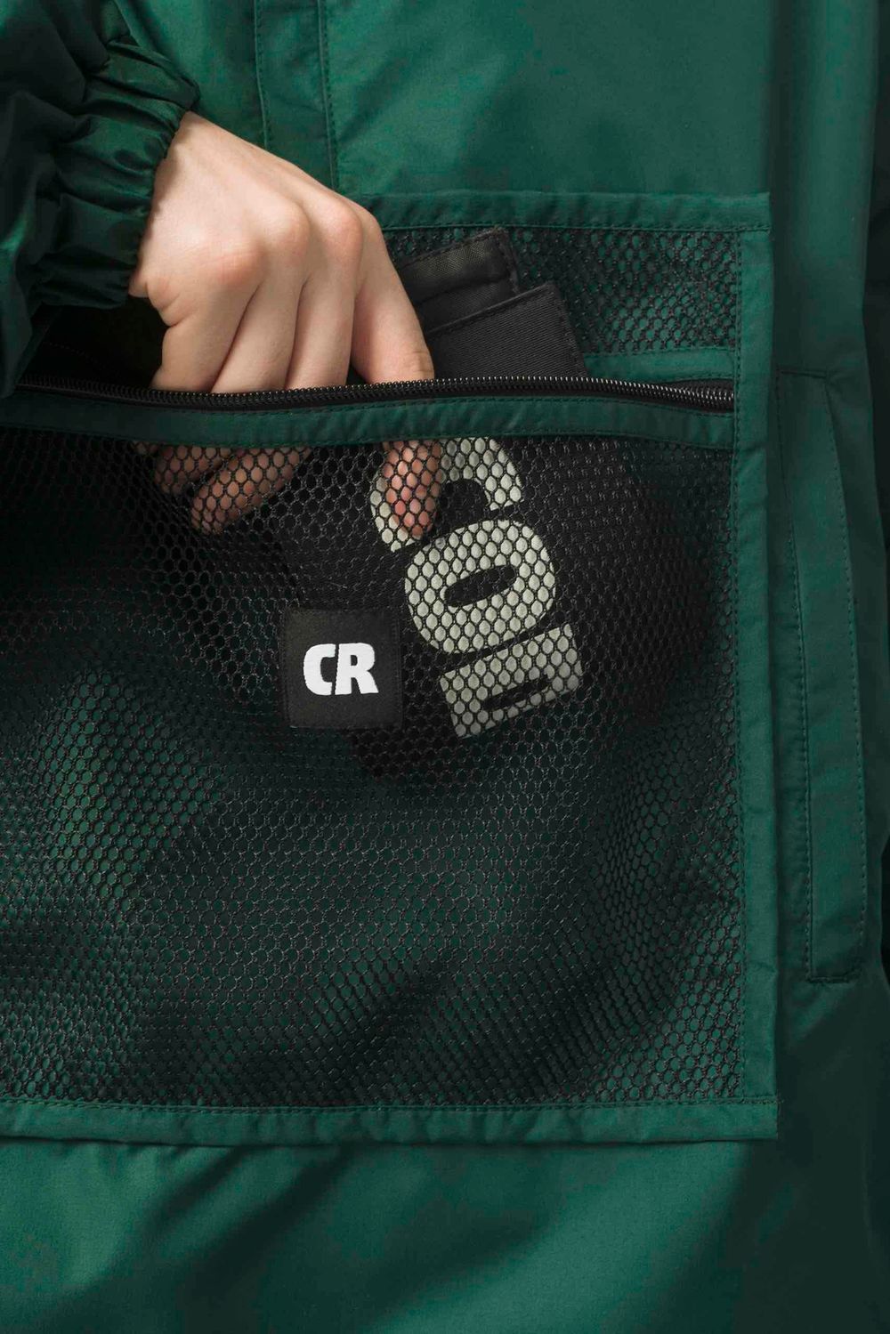 Анорак Codered Square Wide Легкий зеленый темный