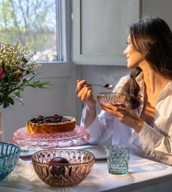 Чаша Vanity, Ø21 см, карамельная