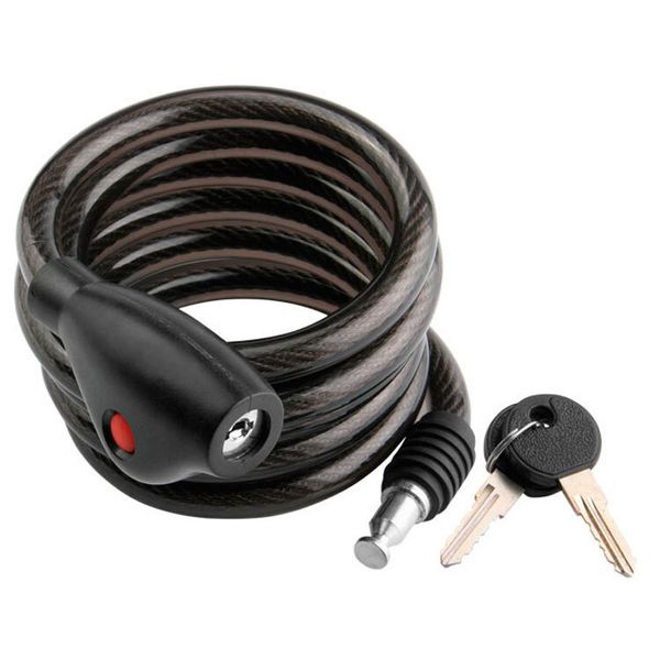 Велосипедный трос-замок с креплением