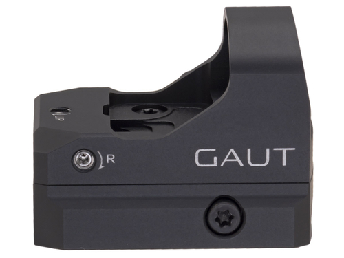 Коллиматорный прицел Gaut Tourmaline 1x24x17, открытый, точка 3 МOA красная, Weaver (G-O-2417-3R)