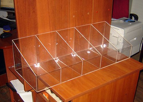 Диспенсер витрина для конфет открытый 748х280х200 100 5 ячеек