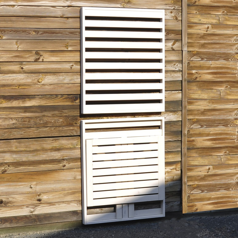 Стол складной, 76х64, Эпларо, кухонный, садовый, для балкона, деревянный, белый, Dipriz