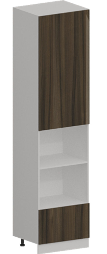 Кухня Модуль ШП 606НМ Белый / Орех Миланский