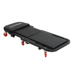 WDK-86044  Лежак ремонтный подкатной на 8-ми колёсах, складной, металлическая основа, порол. матрац