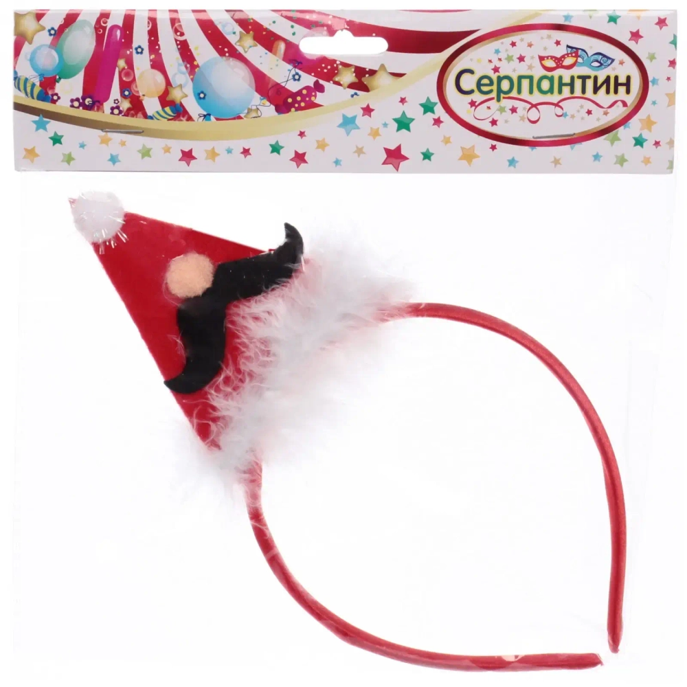 Ободок карнавальный «Джентельмен Дед Мороз»