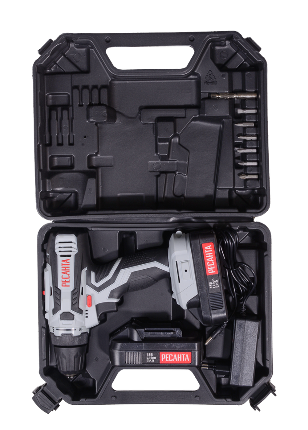 Дрель-шуруповерт аккумуляторная Ресанта ДА-18-2ЛК