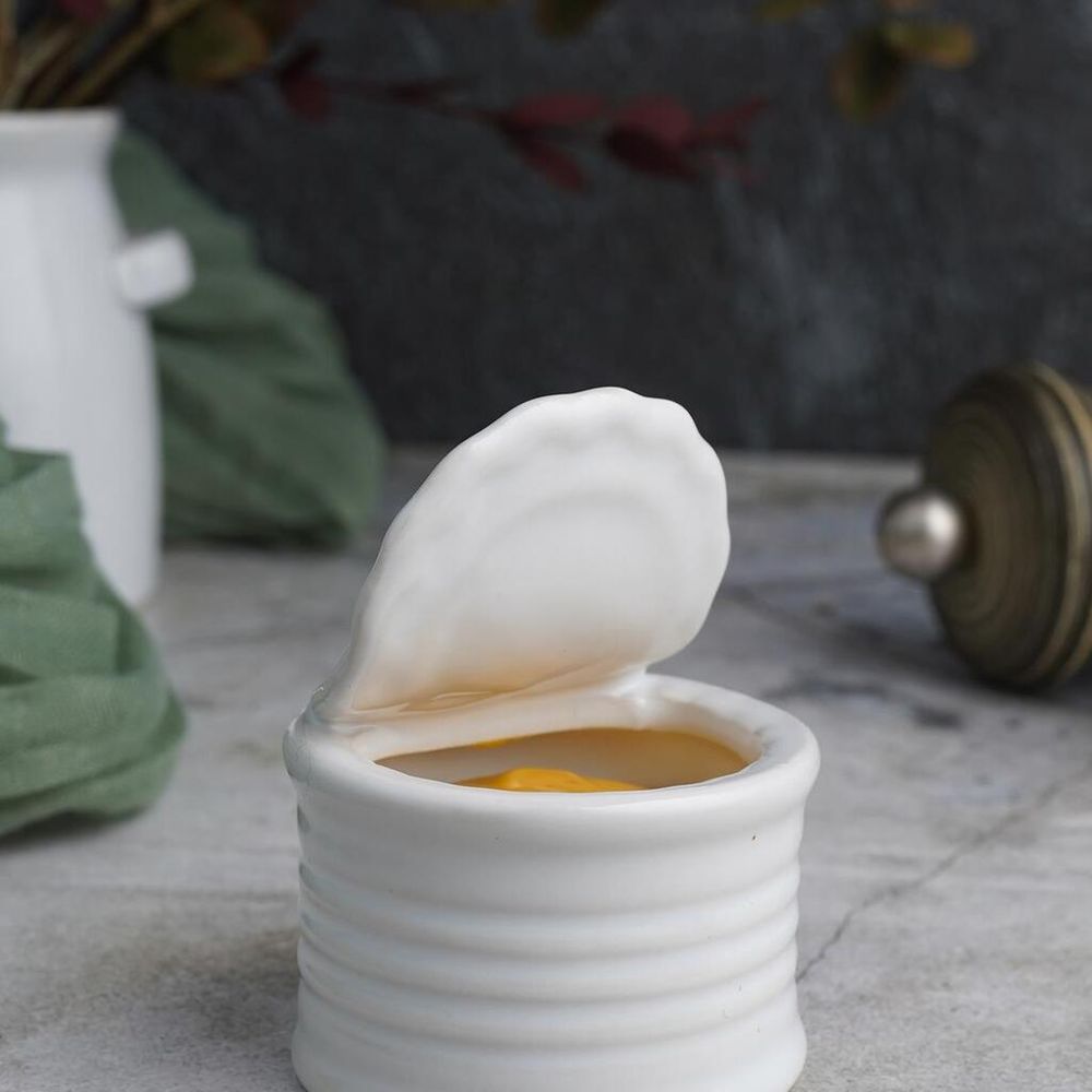 Соусник 40 мл d 4,8 см h3,3 см "Консервная банка" круглый белый фарфор P.L. Proff Cuisine [6]