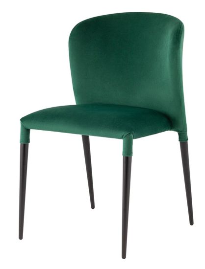 Стул Лори велюр зелёный