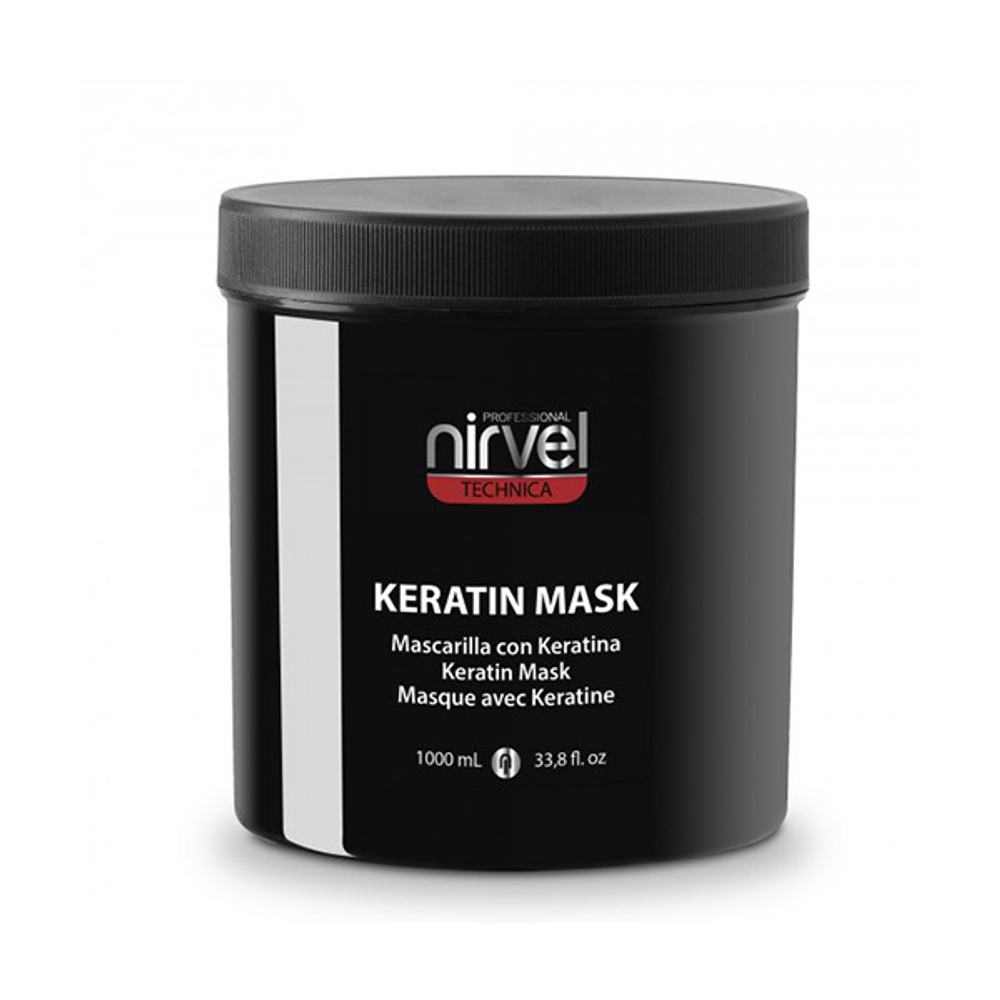 Маска кератиновая для мощного восстановления и увлажнения волос Nirvel Keratin Mask 1000мл