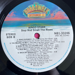 Винтажная виниловая пластинка LP Ringo Starr, Stop And Smell The Roses (США 1981)