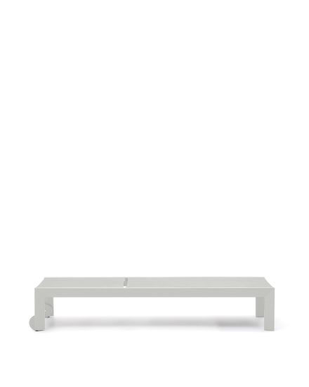 Canutells Алюминиевый шезлонг с белой отделкой Испания La Forma