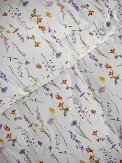 Наволочка комплект 2шт Полисатин Мечта "Flora" 50x70 см на молнии