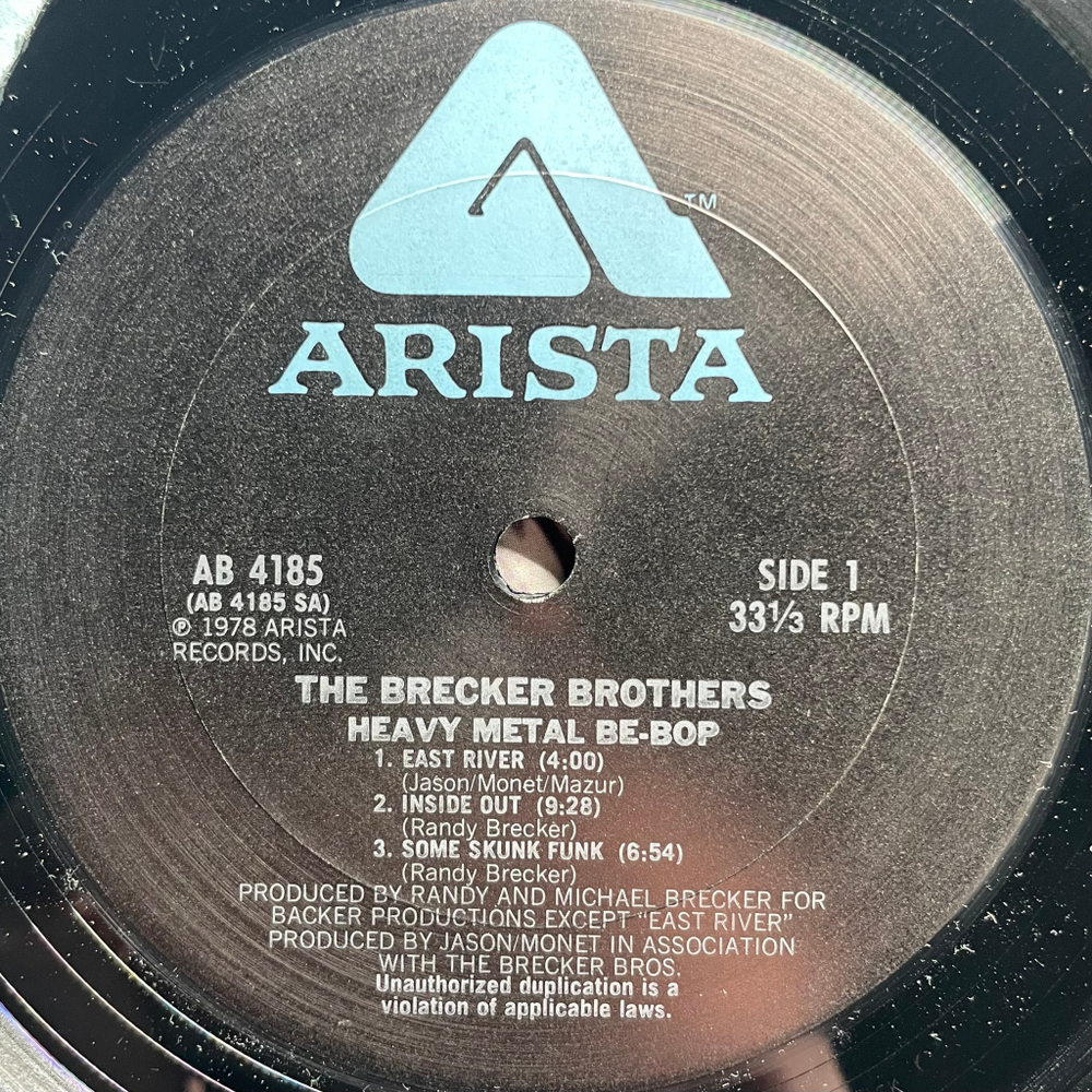 The Brecker Brothers ‎– Heavy Metal Be-Bop (США 1978г.)