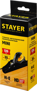 STAYER Mini, 135 х 40 мм, металлический рубанок, Professional (1860)