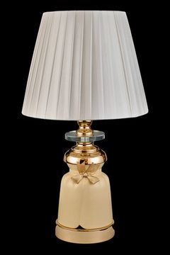 Настольная лампа 1*Е27 LE2308/2 золото/бежевый Muses Leon