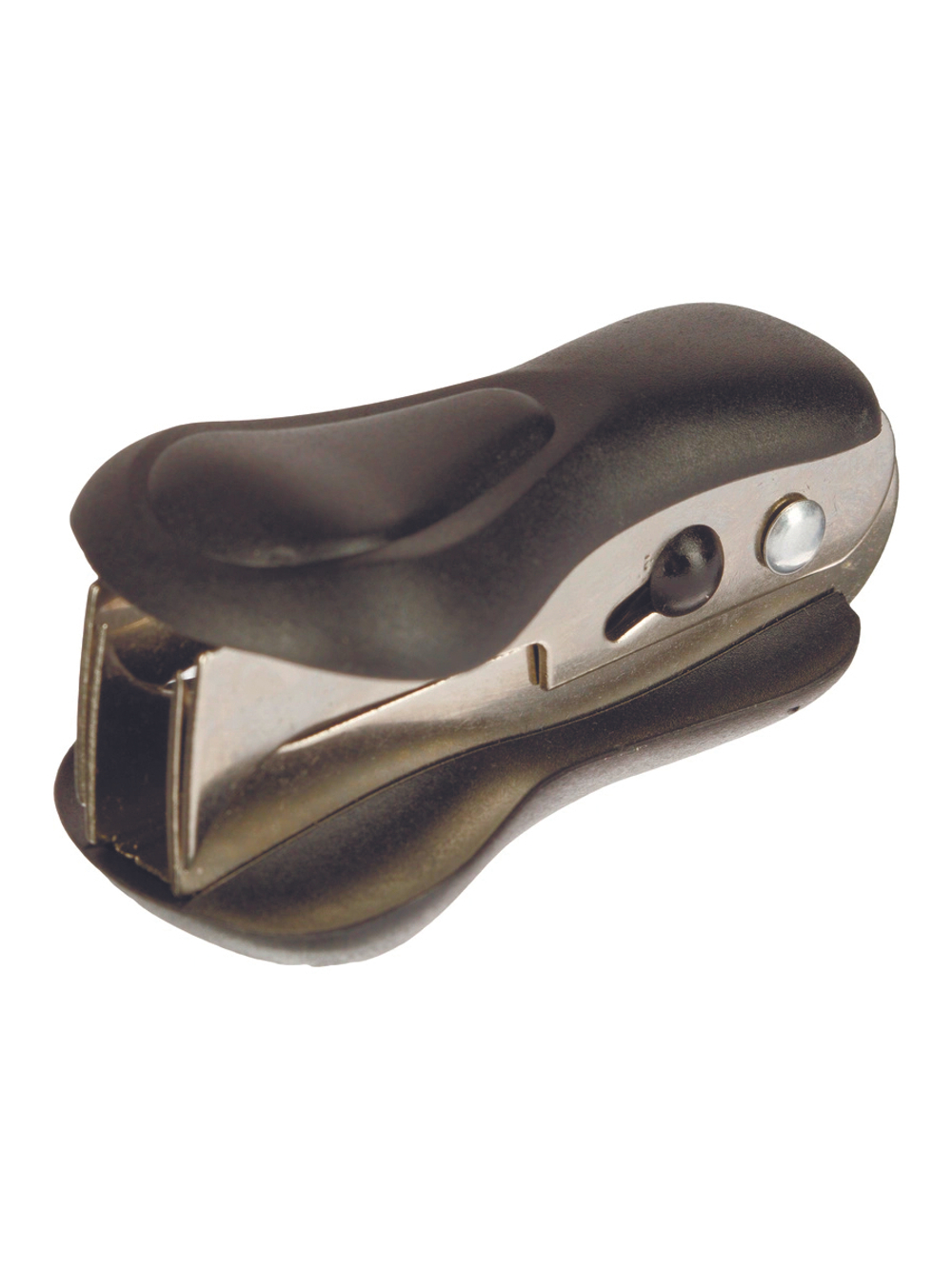 Антистеплер с фиксатором, для скоб N10, 24/6, 26/6, черный