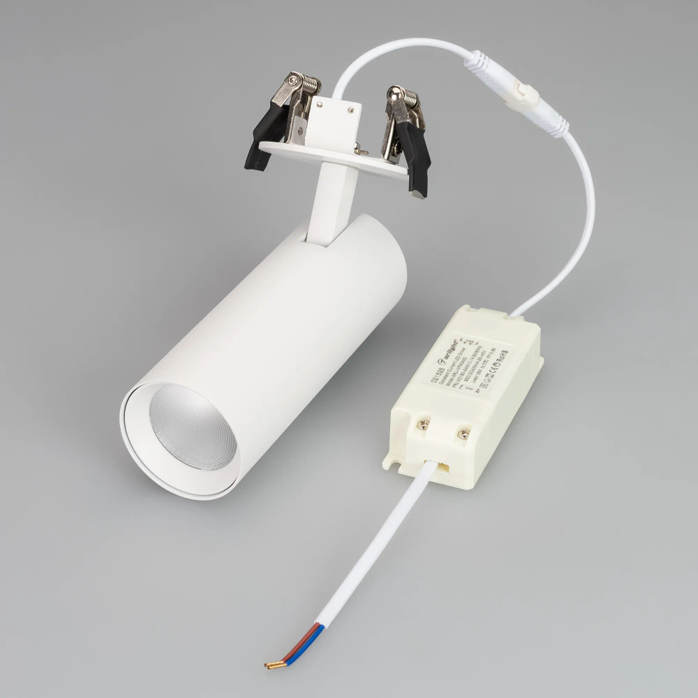 Светильник LGD-LUMOS-R55-16W Warm3000 (WH, 25 deg, 230V) (Arlight, IP20 Металл, 3 года) 034481