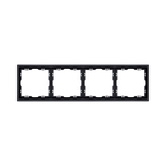 Рамка 4-постовая, черный матовый Kollinger Eclipse EC4BK