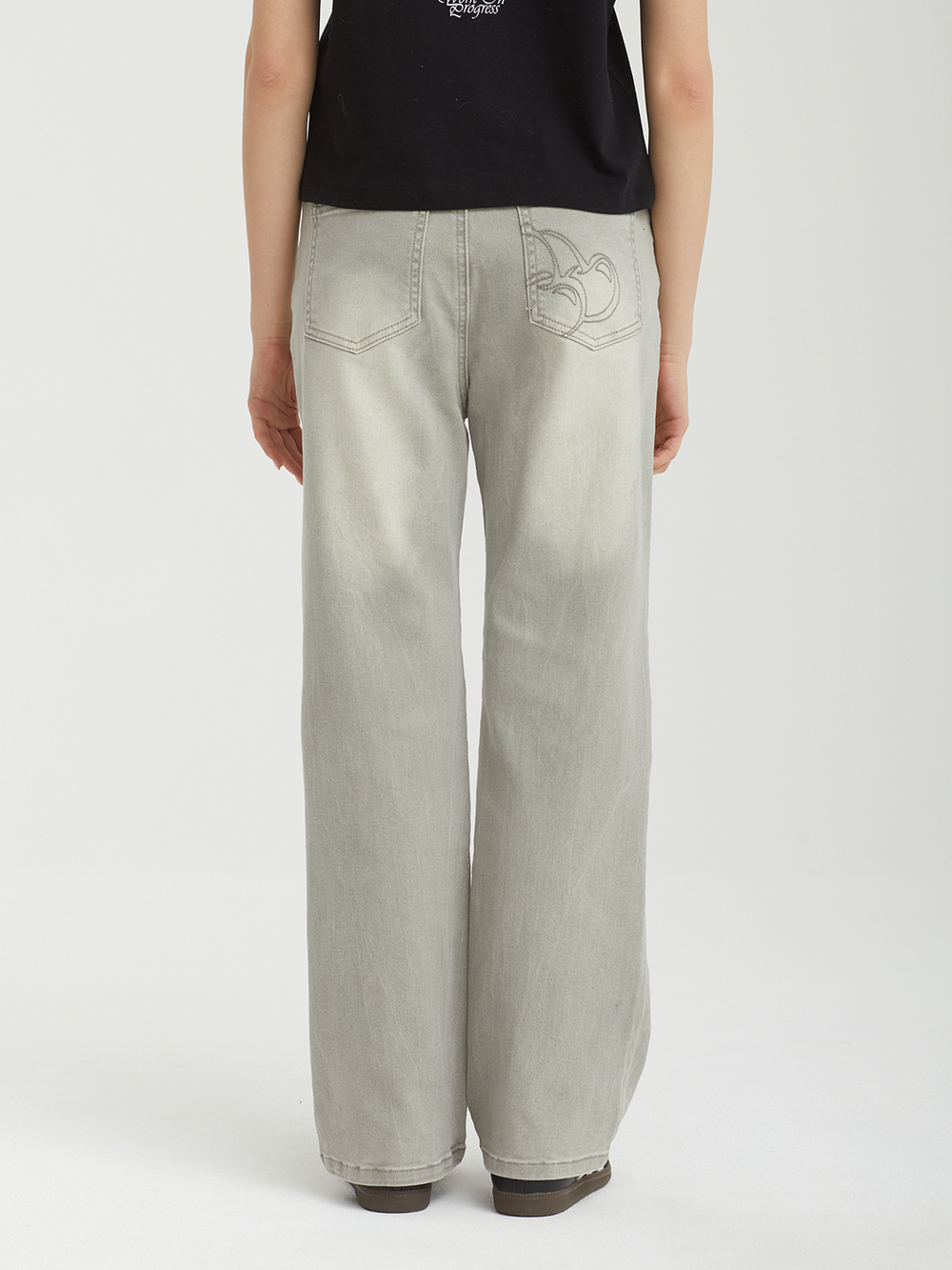 Женские Джинсы Cherry Span Slim-fit