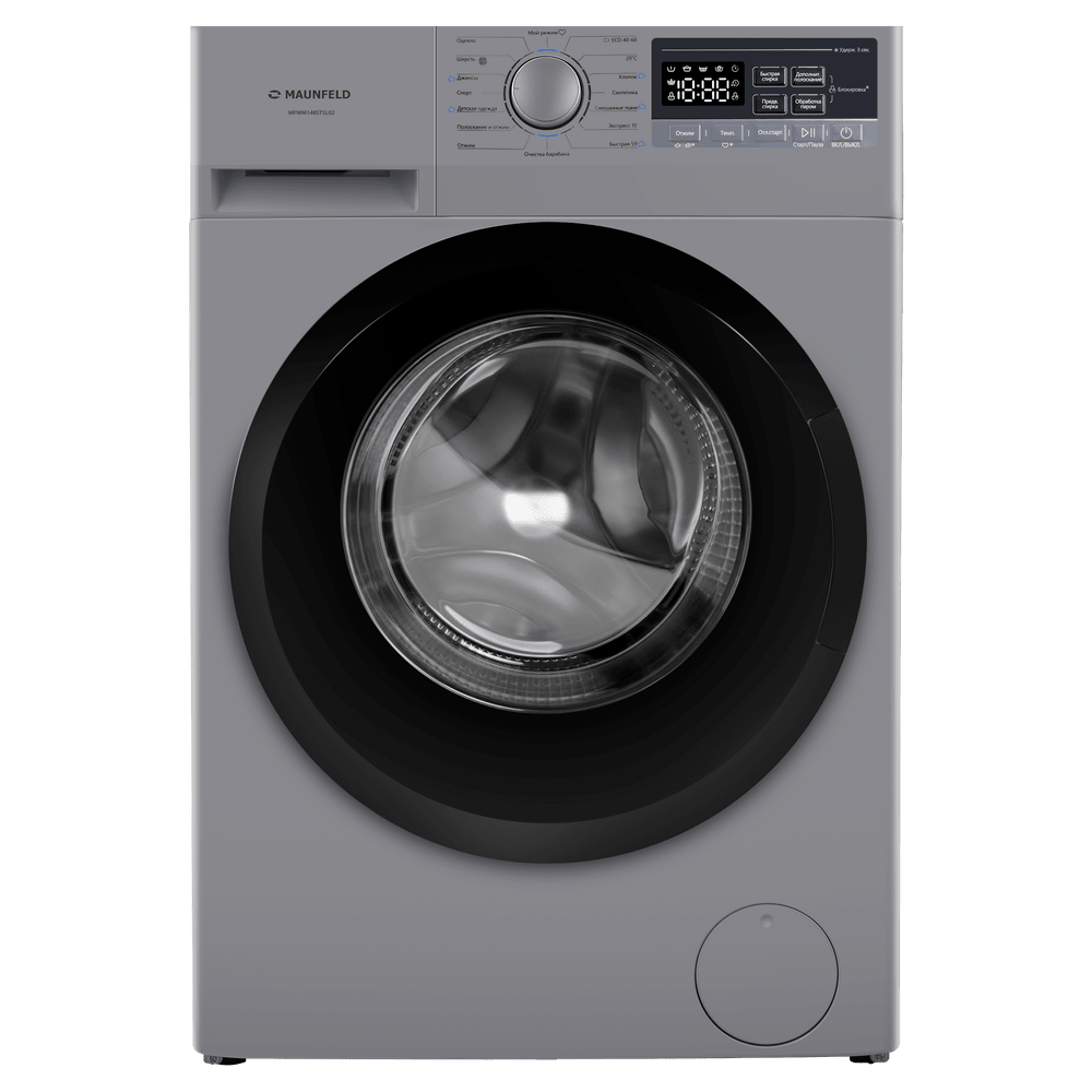 Стиральная машина c инвертором и паром MAUNFELD MFWM148STSL02