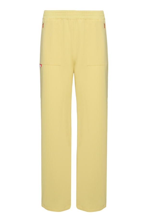 Брюки свободные медицинские женские Йошо, цитрин