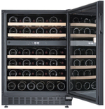 Встраиваемый винный шкаф Korting KFW 803 DB GN