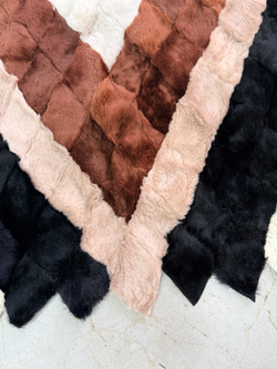 Покрывало меховое ковер из шкуры овчины