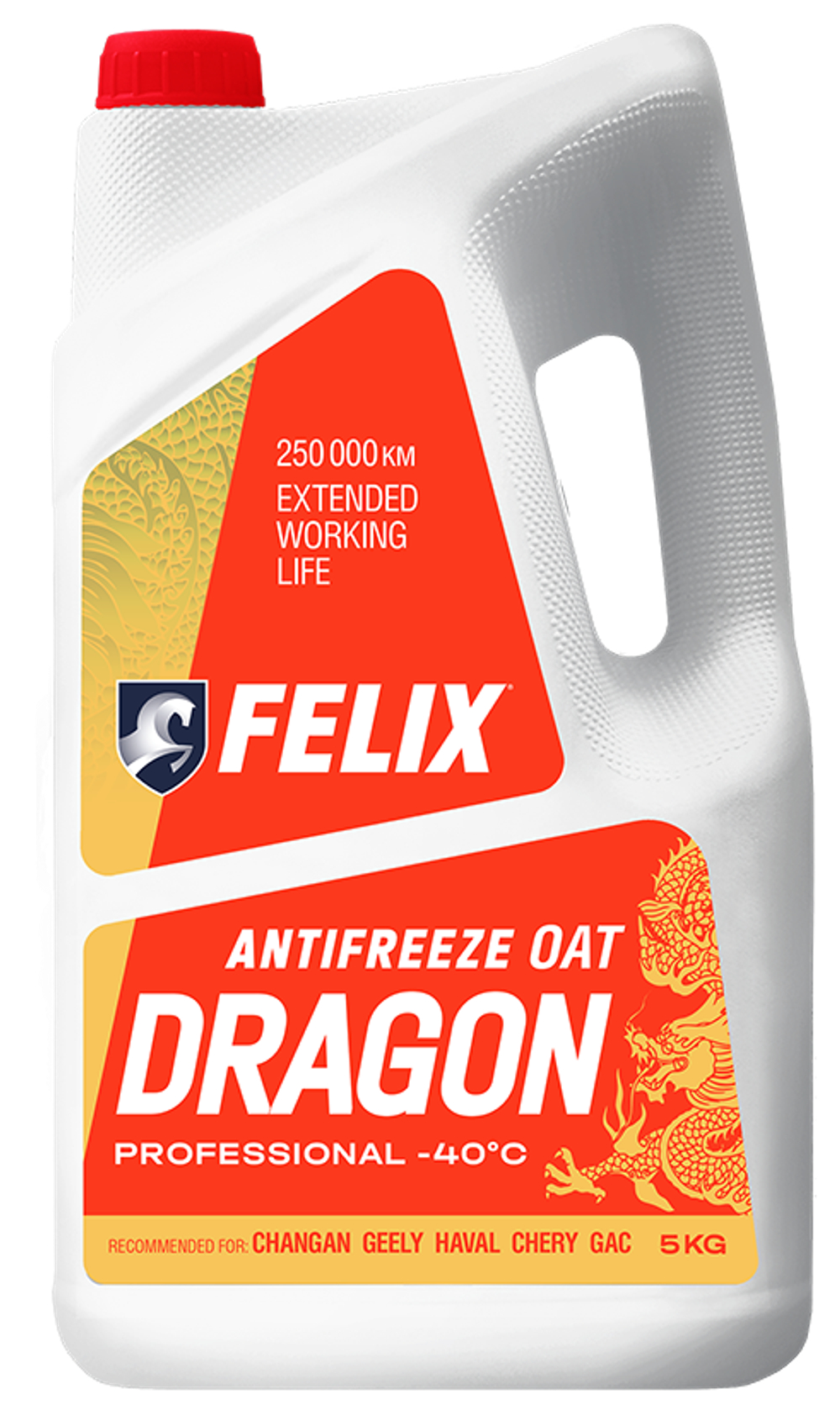 Антифриз Felix Dragon красный 5 кг