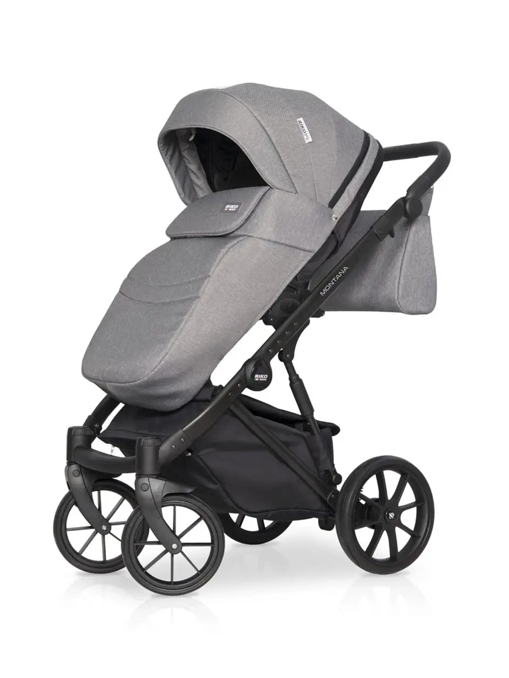 Коляска 2 в 1 Riko Basic Montana 2 в 1 цвет 04 графит