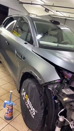 BYD TANG L оклейка в защитную матовую полиуретановую пленку Carbins PPF M90 👍😁