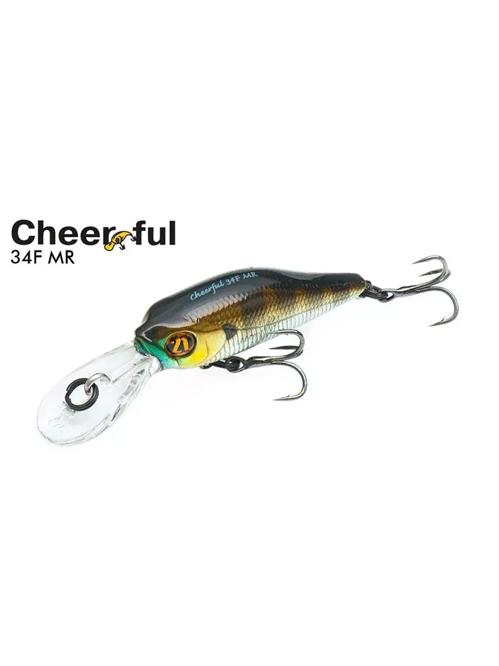 Воблер Cheerful 34F-MR 34мм. 1.6гр. заглубление 0.6-1 м. R46