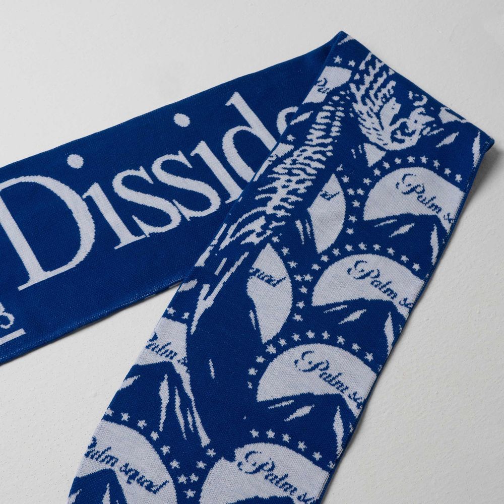 Шарф Dissident "DZ" Двусторонний Сине-Белый
