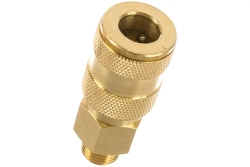 Быстроразъем RF-BSE1-2SM пневматический с клапаном, наружная резьба 1/4" (в пластиковом держателе) ROCKFORCE