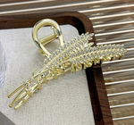 Заколка-краб для волос Колос Цвет золото