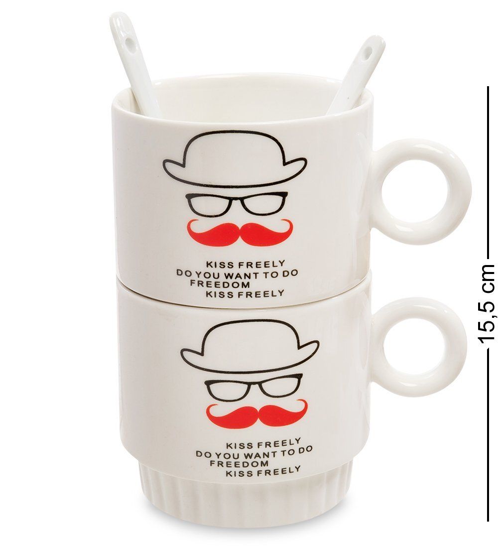 GAEM Art MUG-149/3 Набор из двух кружек «Поцелуйчик»