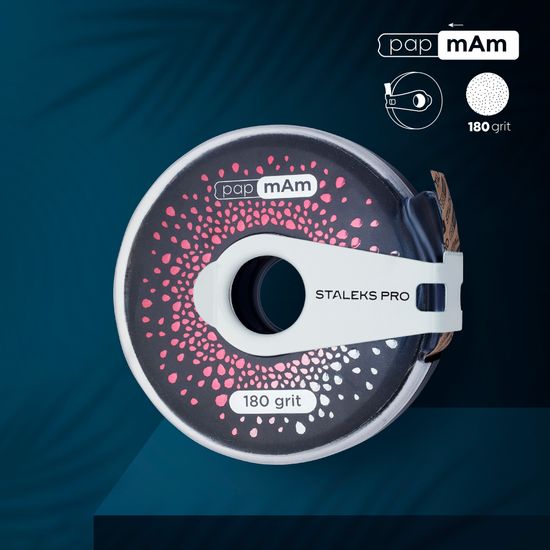 Сменный файл-лента STALEKS PRO papmAm EXCLUSIVE в пластиковой катушке 180 грит