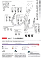 Крючки рыболовные 7021 NT №01, 2 упак по 10 шт
