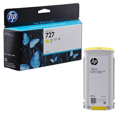 Картридж HP 727 (B3P21A) для DesignJet T920/T930/T1500/T1530/T2500/T2530 желтый (130 мл)