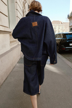 ZARA ДЖИНСОВАЯ КУРТКА Z1975 SET, СИНИЙ