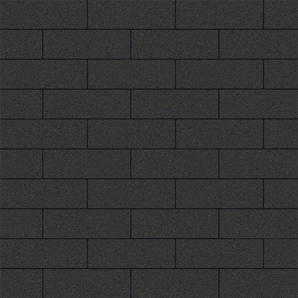 Тротуарная плитка ПРЯМОУГОЛЬНИК 300х100 мм - Стандарт Черный