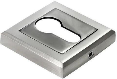 Накладка на ключевой цилиндр MH-KH-S никель матовый/никель черный