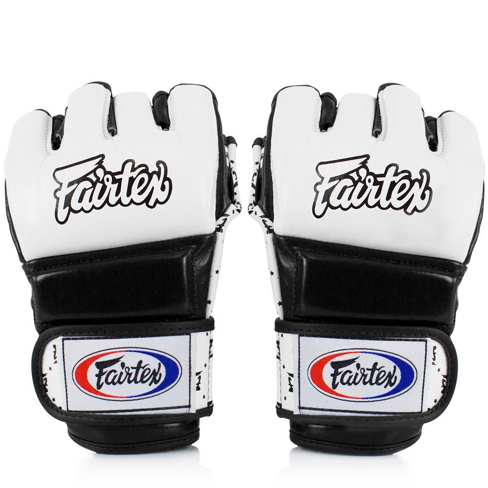 Перчатки MMA FAIRTEX FGV17 White/Black
