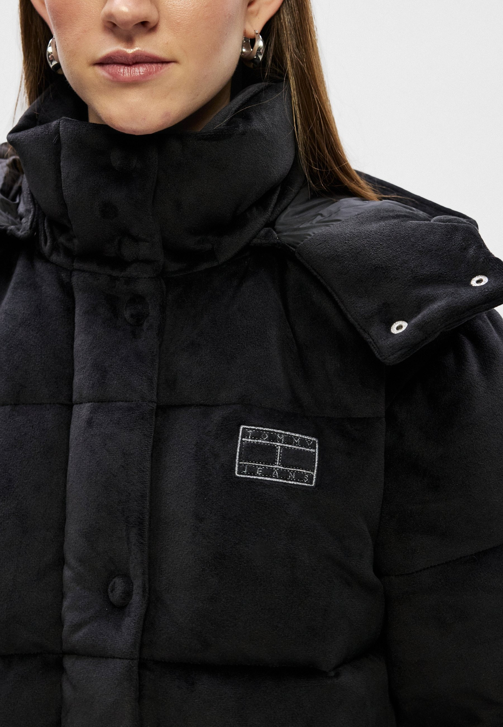 Куртка утепленная женская TOMMY JEANS TJW QUILTED VELVET P