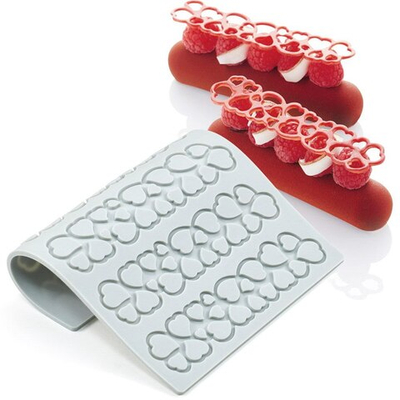 Силиконовый коврик для декора "Сердечки №2" LFM-153